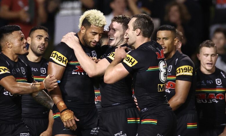 Penrith Panthers get grand final day off to hot start with NRL