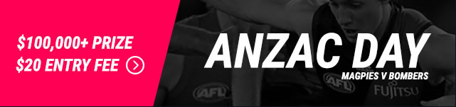 Draftstars Anzac Day $100k contest