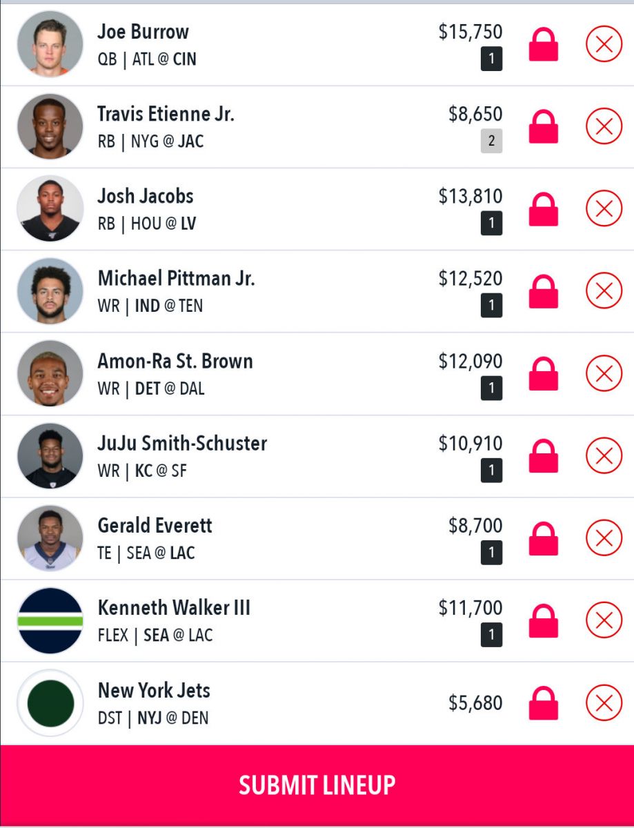 best fanduel lineup week 5