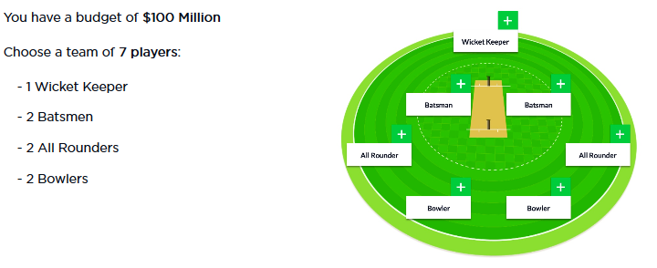 PlayOn Cricket Squad