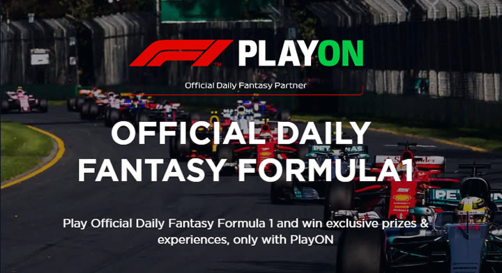 PlayON Become Official Partner of Formula1