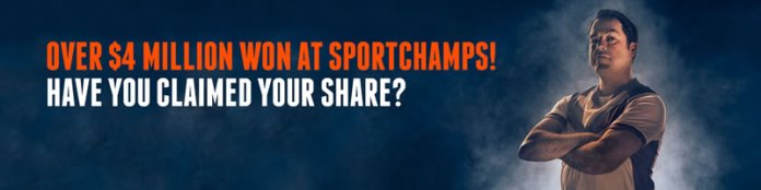 SportChamps 4 million banner