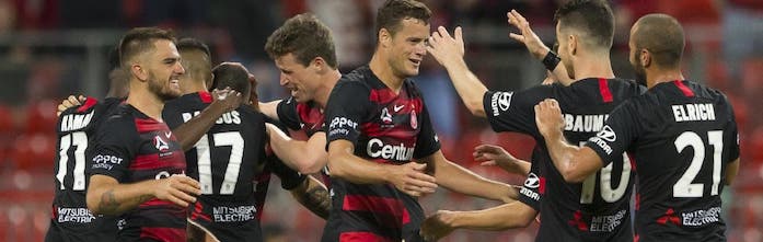 Wanderers celebrating