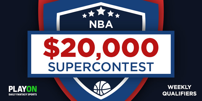 $20,000 NBA Super Contest at PlayON this Wednesday